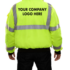 Reflective Apparel Store - ANSI 3 POLY PONGEE WATER RESISTANT 3-SEASON JACKET