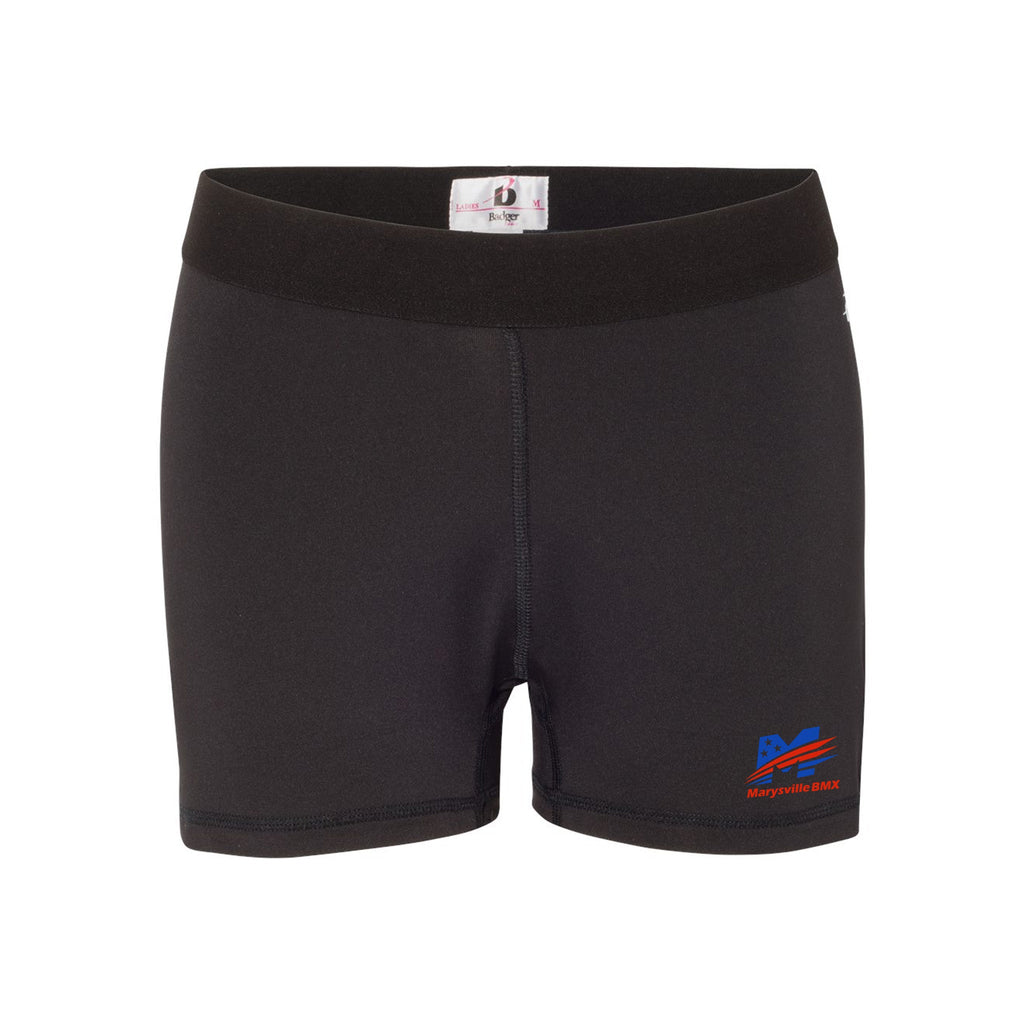 Marysville BMX - Badger - Women’s 3" Pro-Compression Shorts