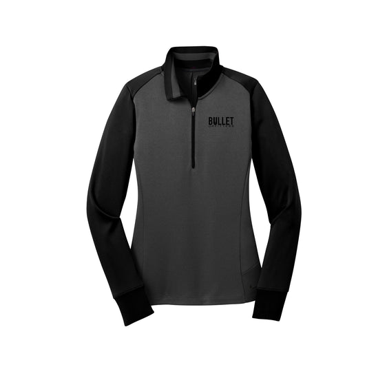 Bullet Upfitters - Nike Ladies Dri-FIT 1/2-Zip Cover-Up