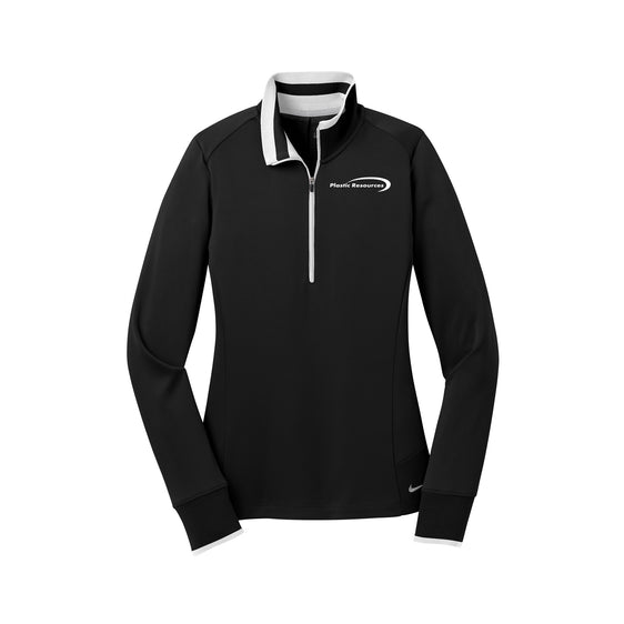 Plastic Resources - Nike Ladies Dri-FIT 1/2-Zip Cover-Up