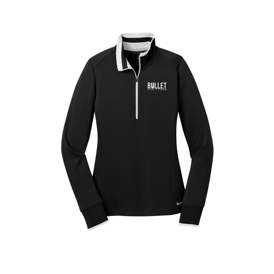 Bullet Upfitters - Nike Ladies Dri-FIT 1/2-Zip Cover-Up