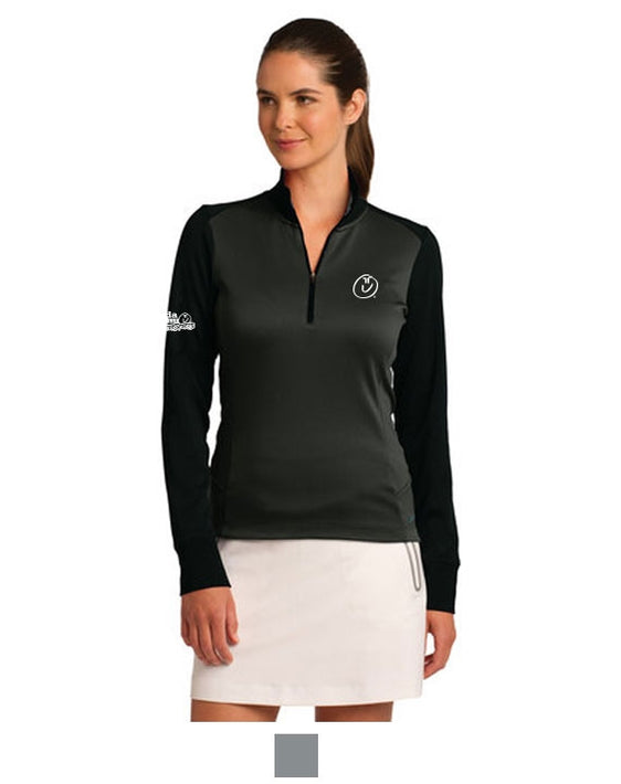 Honda Marysville Motorsports - Ladies Dri-FIT 1/2 Zip Cover-Up - 8.3oz