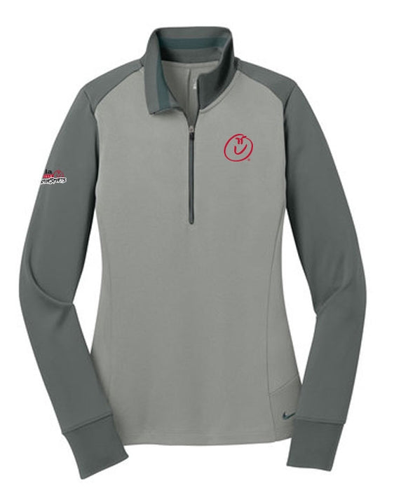 Honda Marysville Motorsports - Ladies Dri-FIT 1/2 Zip Cover-Up - 8.3oz
