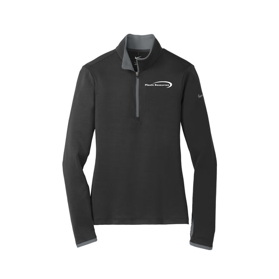 Plastic Resources - Nike Ladies Dri-FIT Stretch 1/2-Zip Cover-Up