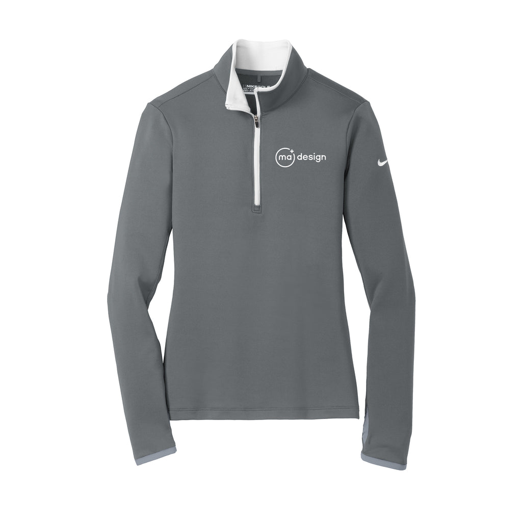 Ma Design - Nike Ladies Dri-FIT Stretch 1/2-Zip Cover-Up