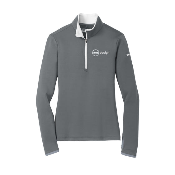 Ma Design - Nike Ladies Dri-FIT Stretch 1/2-Zip Cover-Up
