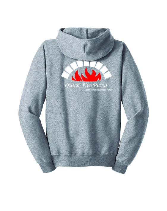 Creno's Pizza - Nublend Full Zip Hooded Sweatshirt