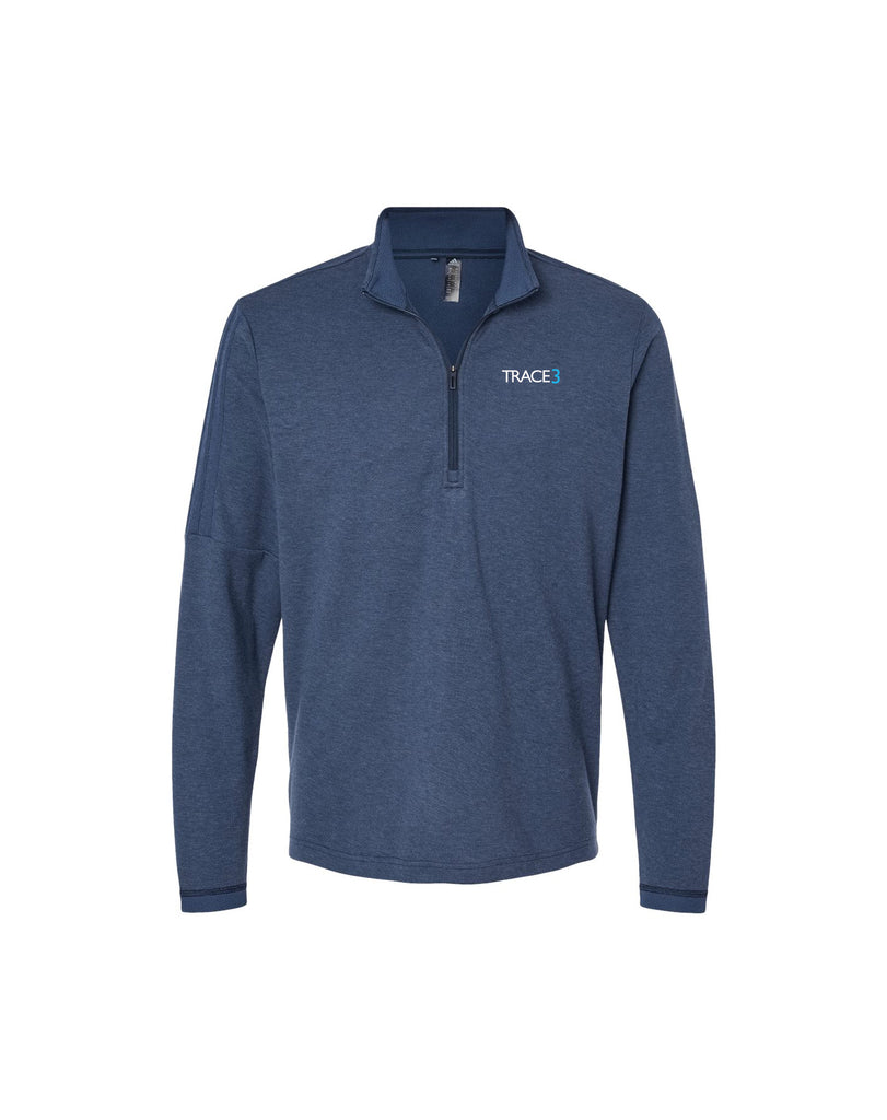 Trace 3 - 3-Stripes Quarter-Zip Sweater