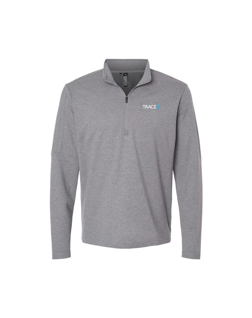 Trace 3 - 3-Stripes Quarter-Zip Sweater