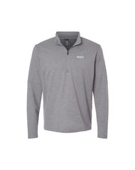 Trace 3 - 3-Stripes Quarter-Zip Sweater