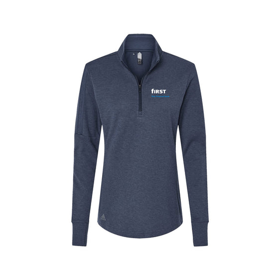 First Financial - Adidas - Women's 3-Stripes Quarter-Zip Sweater