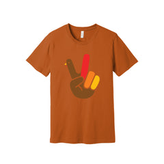 2022 Thanksgiving Store - Turkey Hand Unisex Jersey Short Sleeve Tee