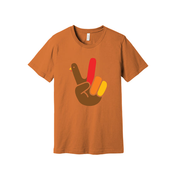 2022 Thanksgiving Store - Turkey Hand Unisex Jersey Short Sleeve Tee