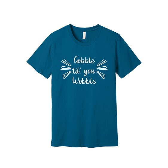 2022 Thanksgiving Store - Gobble Til You Wobble Unisex Jersey Short Sleeve Tee
