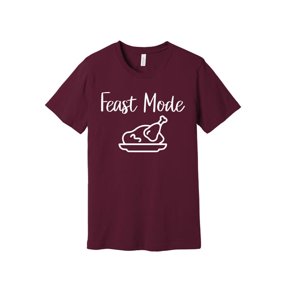 2022 Thanksgiving Store - Feast Mode Unisex Jersey Short Sleeve Tee