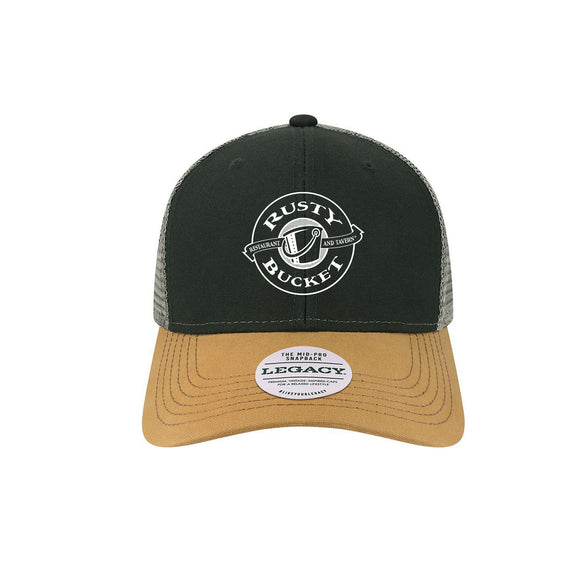 Rusty Bucket Apparel & Items - LEGACY - Mid-Pro Snapback Trucker Cap