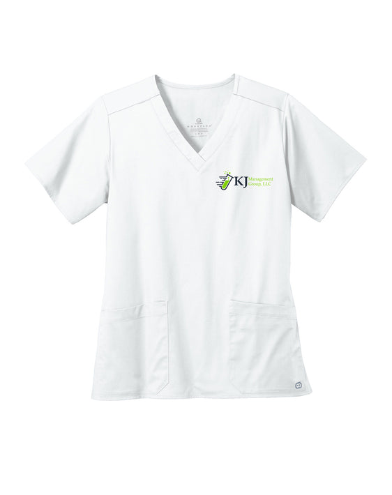 KJ Management Group - WonderWink Women’s WorkFlex V-Neck Top