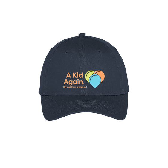 A Kid Again - Port & Company® Six-Panel Unstructured Twill Cap