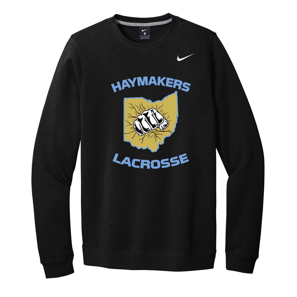Haymakers Lacrosse-Nike Club Fleece Crew