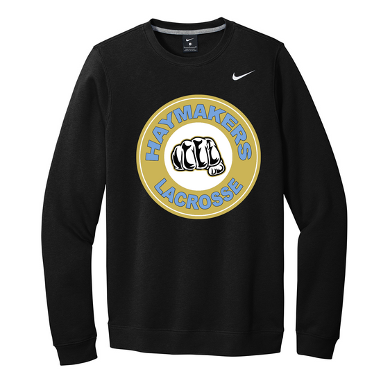 Haymakers Lacrosse-Nike Club Fleece Crew