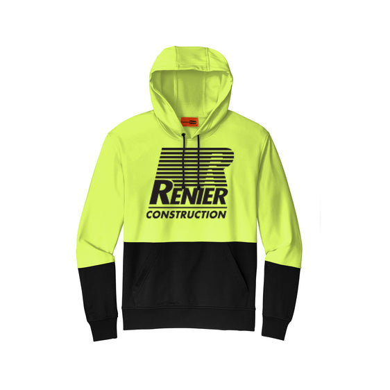 Renier Construction - CornerStone® Enhanced Visibility Fleece Pullover Hoodie