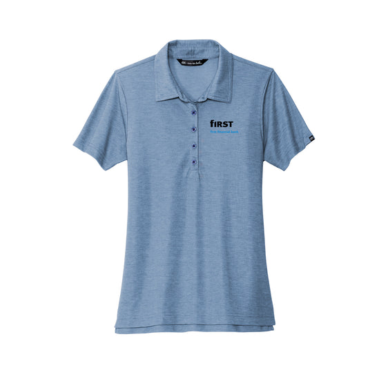 First Financial - TravisMathew Ladies Oceanside Heather Polo