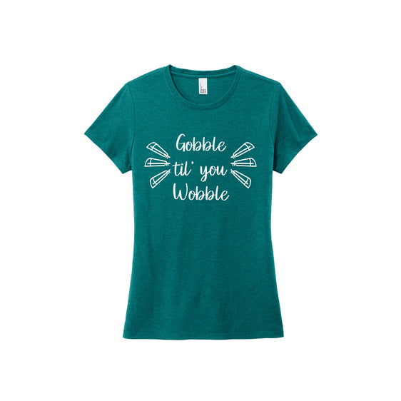 2022 Thanksgiving Store - Gobble Til You Wobble Women’s Perfect Tri ® Tee