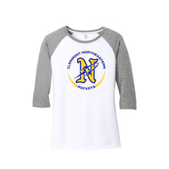 Clermont Schools - District ® Women’s Perfect Tri ® 3/4-Sleeve Raglan