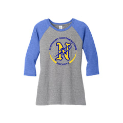 Clermont Schools - District ® Women’s Perfect Tri ® 3/4-Sleeve Raglan