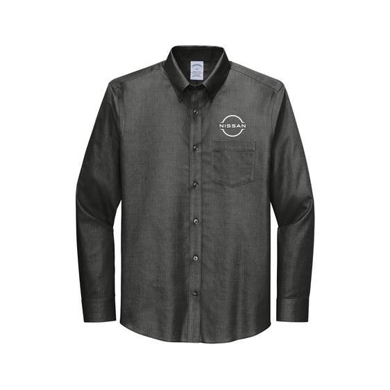 nissan dress shirts T-shirt Purple / XXXL WWOF_RK Nissan Long Sleeve Technician Shirt Nissan North GetSpirit