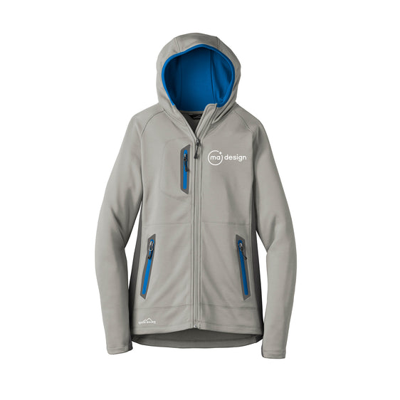 MA Design - Eddie Bauer  Ladies Sport Hooded Full-Zip Fleece Jacket