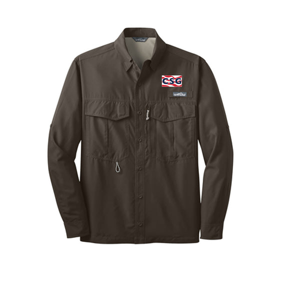 Construction Services Group - Eddie Bauer - Long Sleeve Performance Fishing Shirt