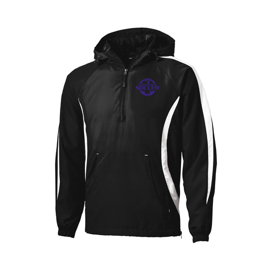 Pickerington Central Soccer - Sport-Tek Colorblock Raglan Anorak