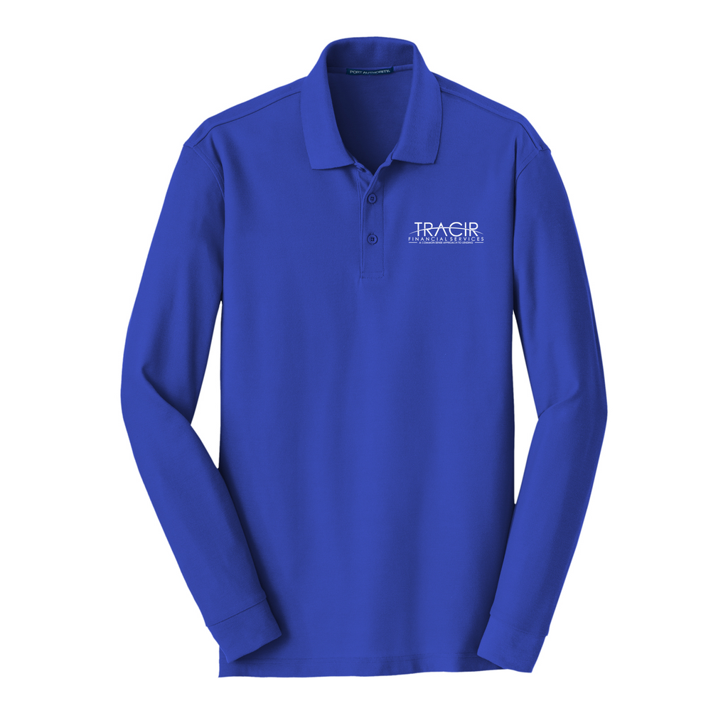 Tracir - Port Authority Long Sleeve Core Classic Pique Polo Tracir - Port Authority Long Sleeve Core Classic Pique Polo