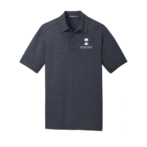 River Tree Wealth Management - Port Authority Digi Heather Performance Polo