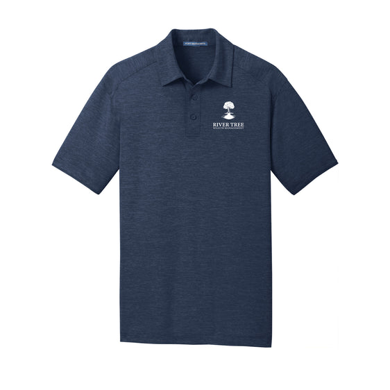 River Tree Wealth Management - Port Authority Digi Heather Performance Polo