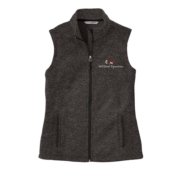 Mill Creek Equestrian - Ladies Sweater Fleece Vest