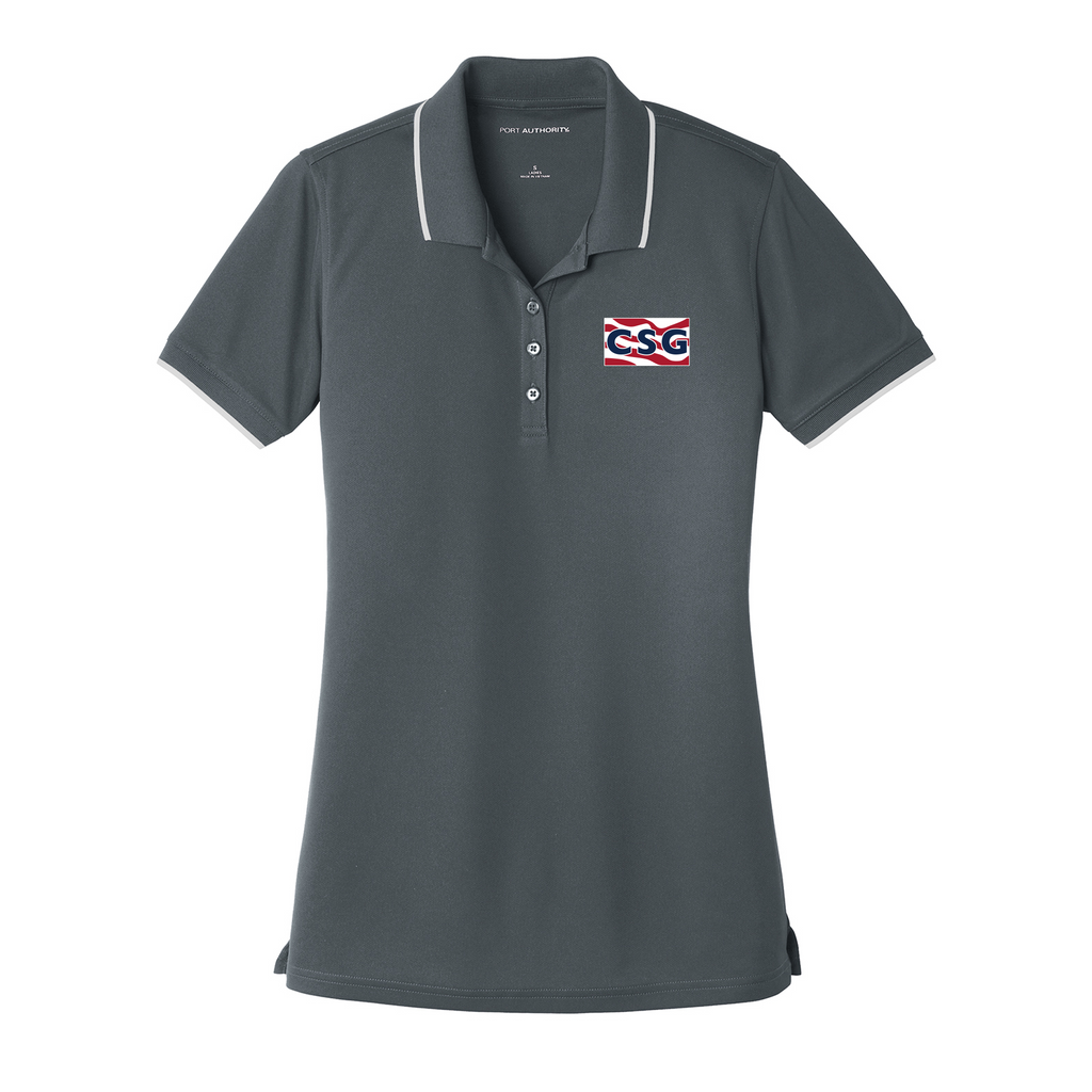 Construction Services Group - Port Authority Ladies Dry Zone UV Micro-Mesh Tipped Polo