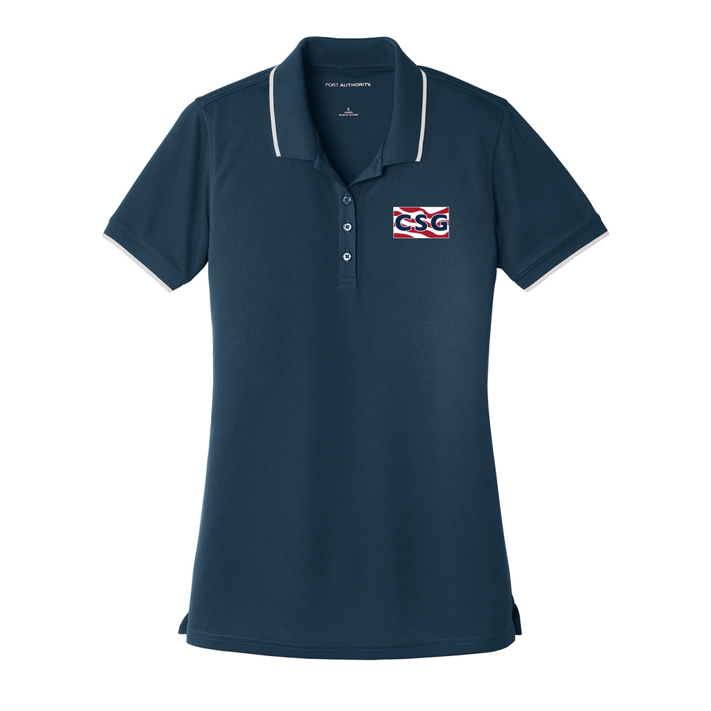 Construction Services Group - Port Authority Ladies Dry Zone UV Micro-Mesh Tipped Polo
