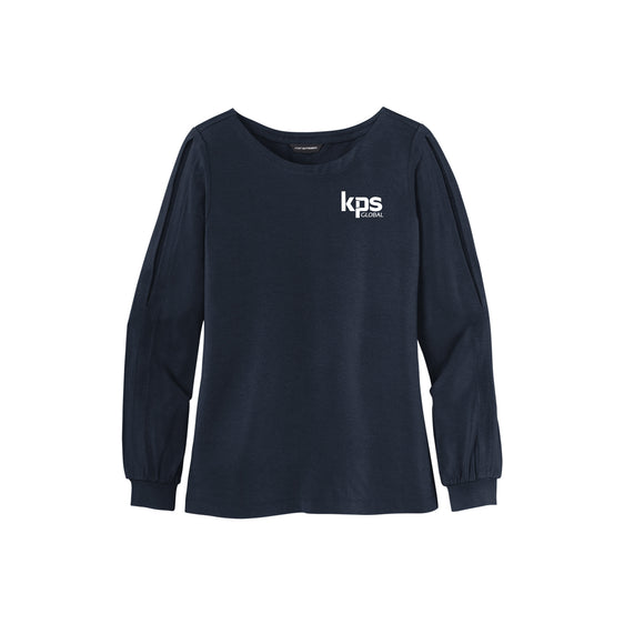 KPS Global - Port Authority  Ladies Luxe Knit Jewel Neck Top