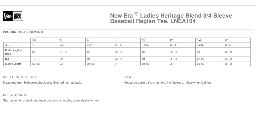 Perry County Services - New Era® Ladies Heritage Blend 3/4-Sleeve Baseball Raglan Tee