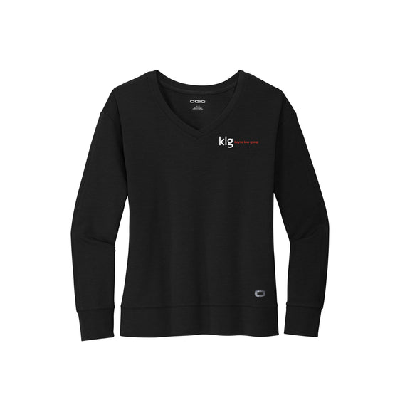 Kayne Law Group - OGIO® Ladies Luuma Flex Long Sleeve V-Neck