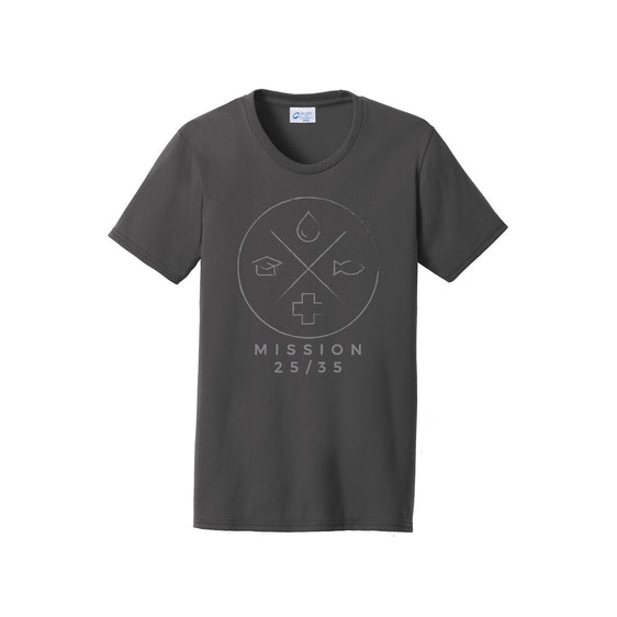 Mission 2535 - Port & Company® Ladies Core Blend Tee