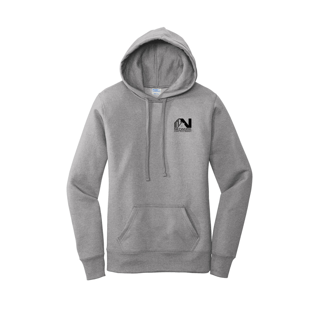 Network Land Title - Port & Company ® Ladies Core Fleece Pullover Hooded Sweatshirt