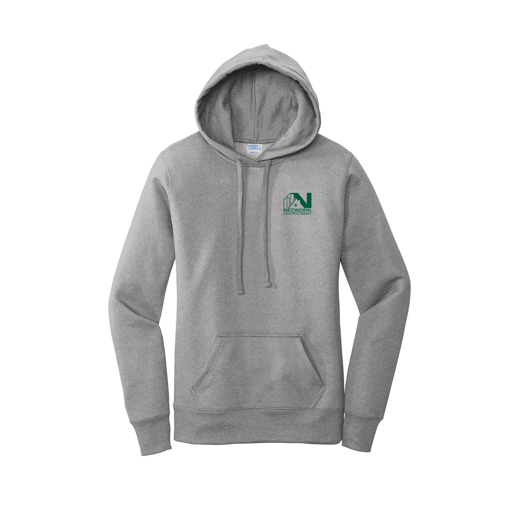 Network Land Title - Port & Company ® Ladies Core Fleece Pullover Hooded Sweatshirt
