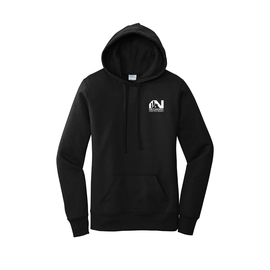 Network Land Title - Port & Company ® Ladies Core Fleece Pullover Hooded Sweatshirt