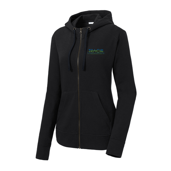 Tracir - Sport-Tek Ladies PosiCharge Tri-Blend Wicking Fleece Full-Zip Hooded Jacket