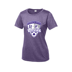 Pickerington Central Soccer - Sport-Tek Ladies Heather Contender Scoop Neck Tee