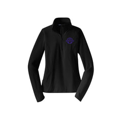 Pickerington Central Soccer - Sport-Tek Ladies Sport-Wick Stretch 1/2-Zip Pullover