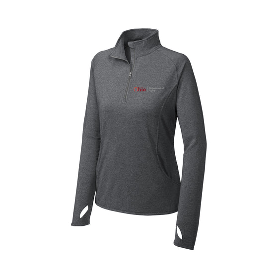 Ohio Department of Aging - Sport-Tek Ladies Sport-Wick Stretch 1/2-Zip Pullover